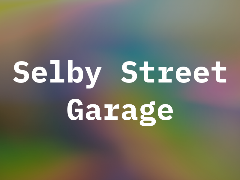Selby Street Garage