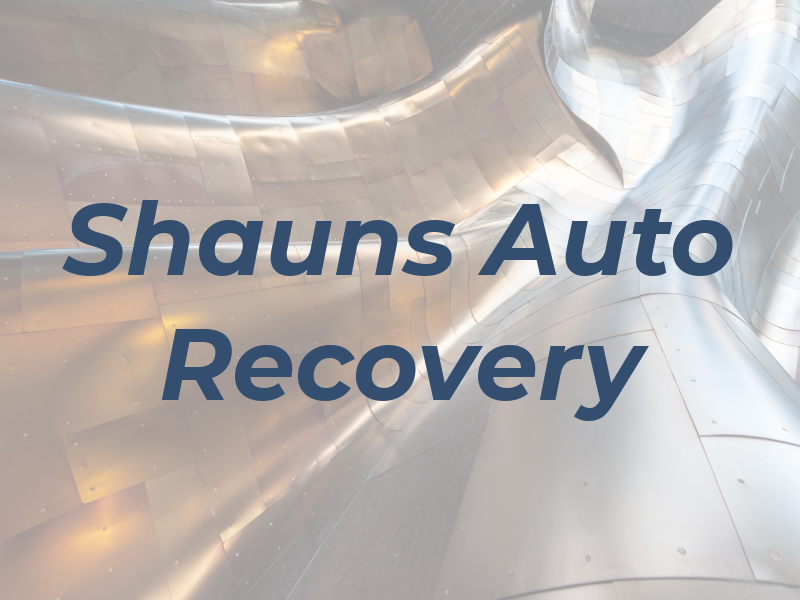 Shauns Auto Recovery