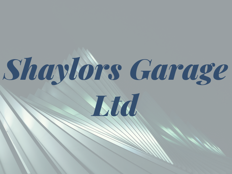 Shaylors Garage Ltd