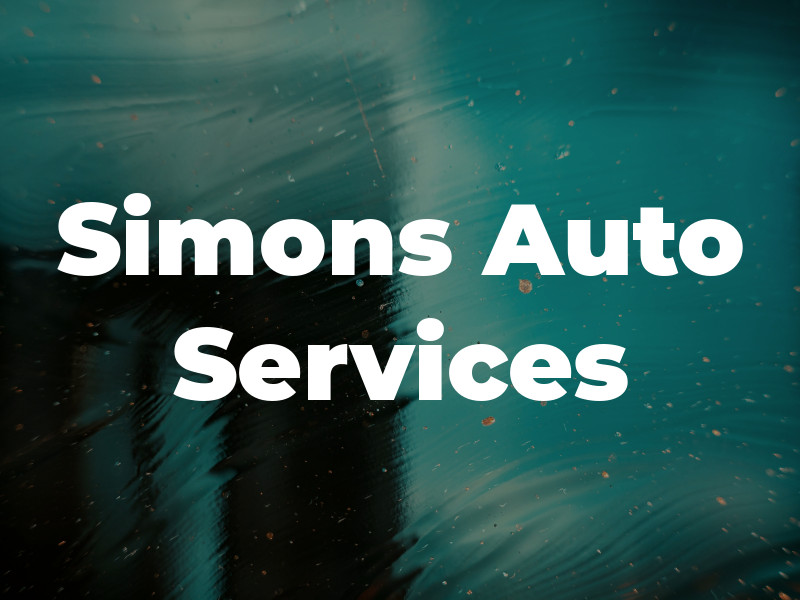 Simons Auto Services