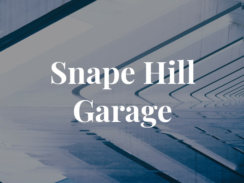 Snape Hill Garage