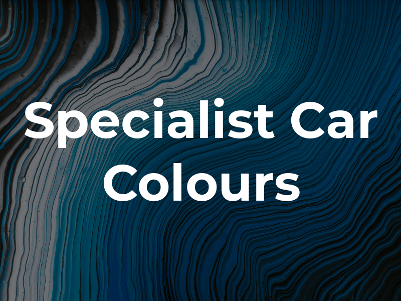 Specialist Car Colours
