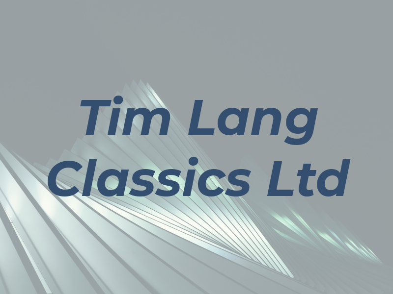 Tim Lang Classics Ltd