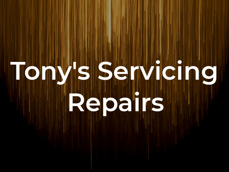 Tony's Servicing & Repairs