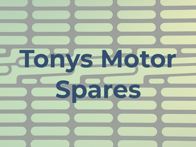 Tonys Motor Spares