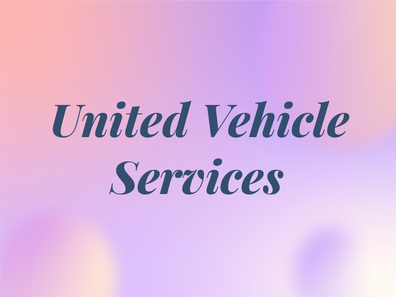 United Vehicle Services