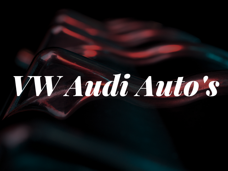 VW Audi Auto's
