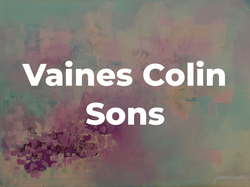 Vaines Colin & Sons Ltd