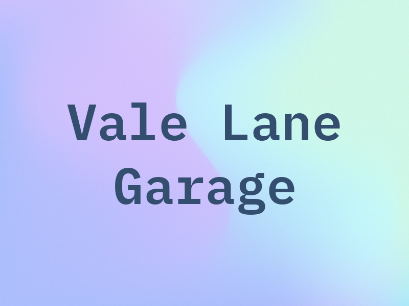 Vale Lane Garage