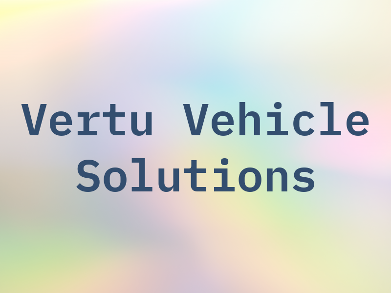 Vertu Vehicle Solutions