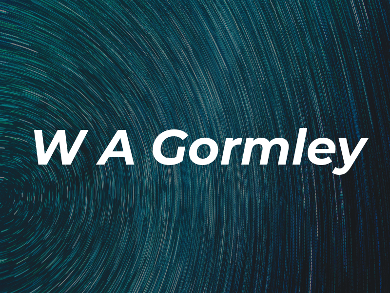 W A Gormley