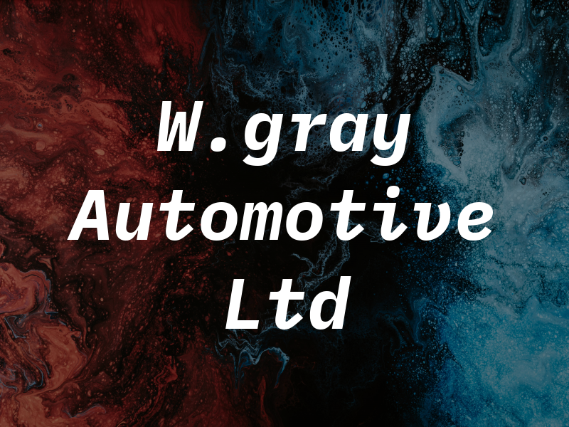 W.gray Automotive Ltd