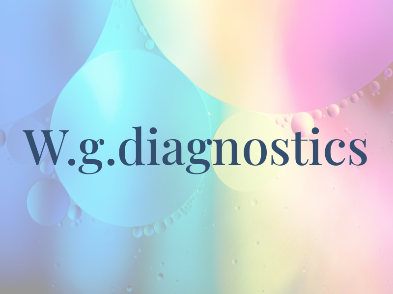 W.g.diagnostics