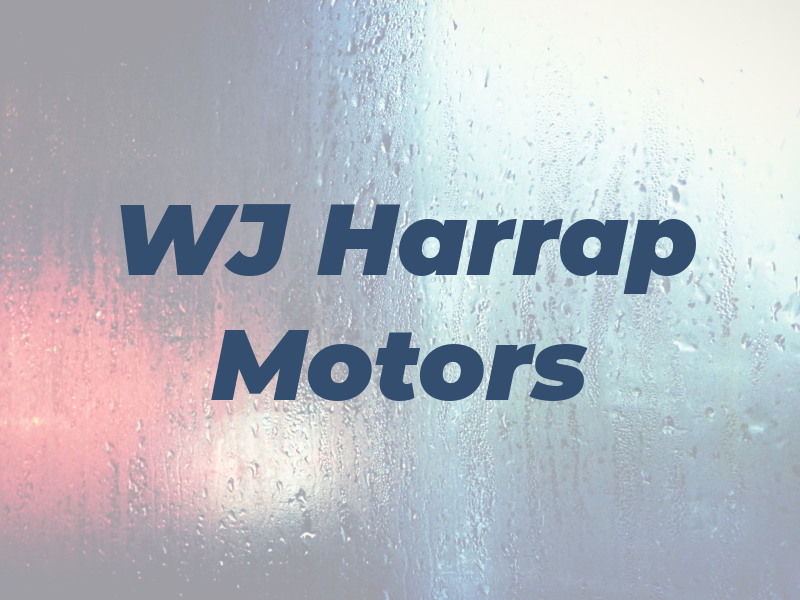 WJ Harrap Motors