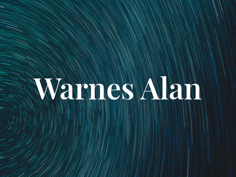 Warnes Alan