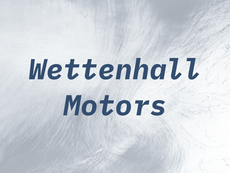 Wettenhall Motors