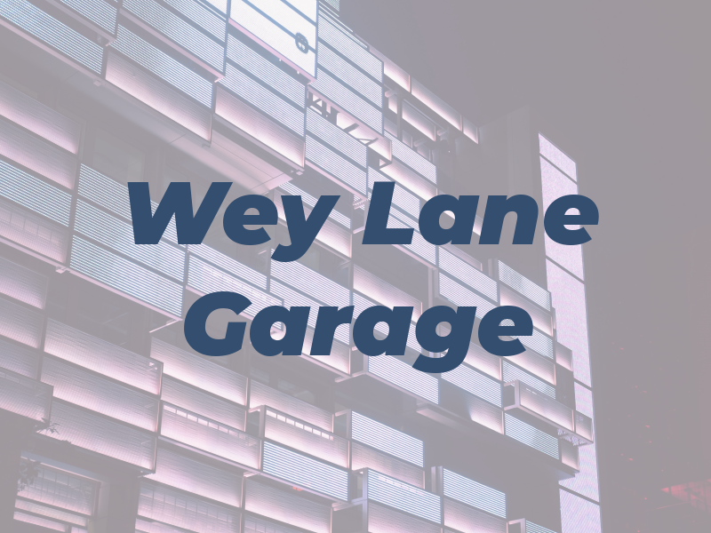 Wey Lane Garage