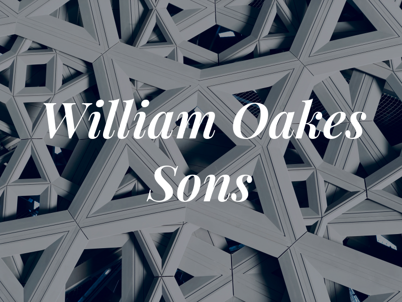 William Oakes & Sons