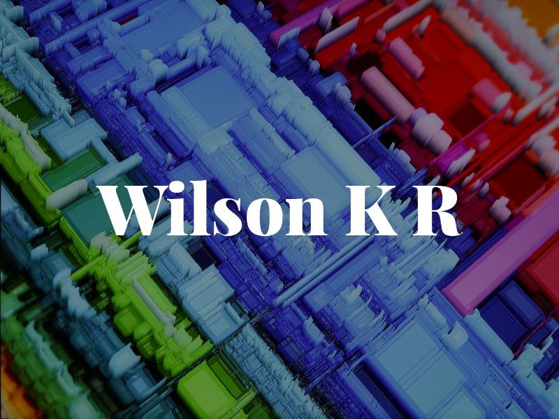 Wilson K R