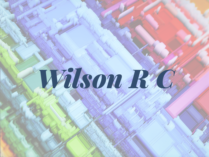 Wilson R C