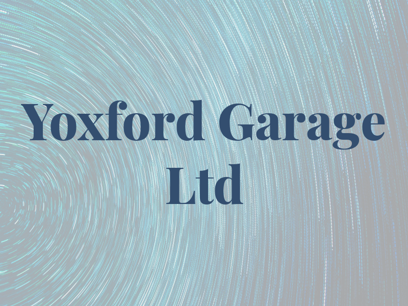 Yoxford Garage Ltd