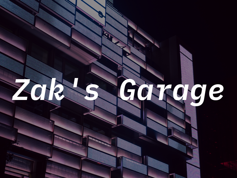 Zak's Garage