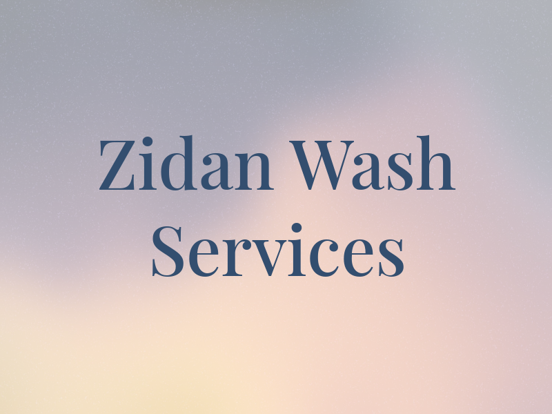 Zidan Car Wash Services