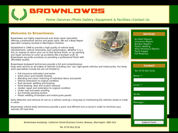 Brown Lowes Auto Body Specialists