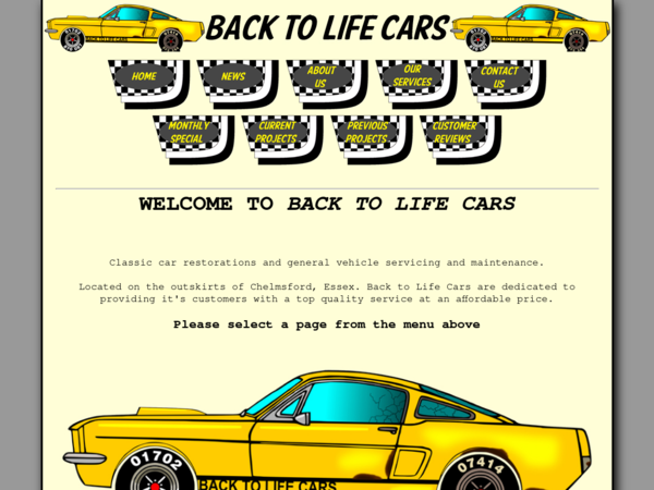 Back To Life Cars