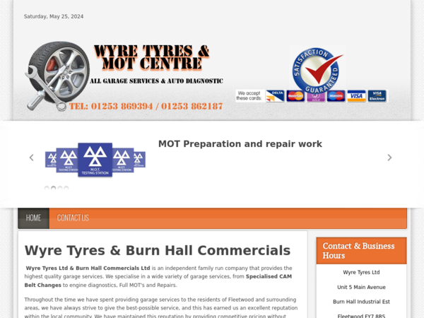 Wyre Tyres Ltd