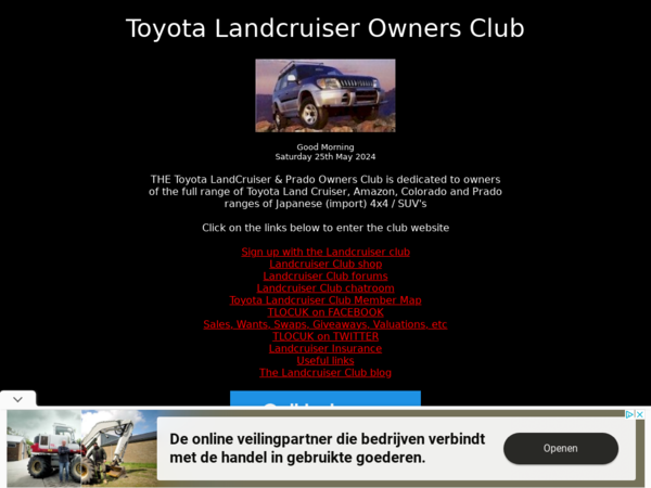 The Toyota Land Cruiser Owners Club