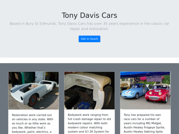 Tony Davis Cars