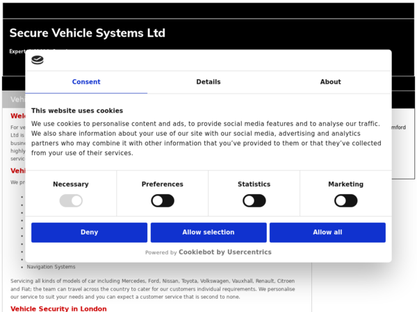 Secure Vehicle Systems Ltd