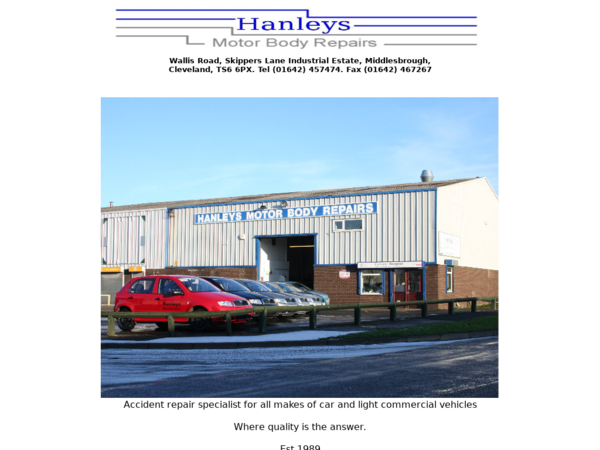 Hanleys Motor Body Repairs