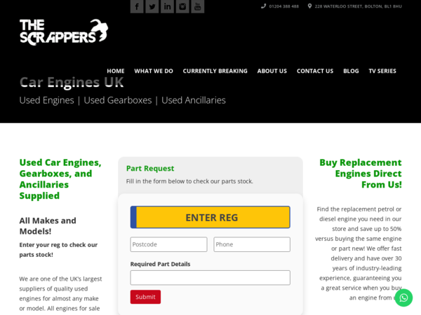 Car Engine Suppliers Blackburn