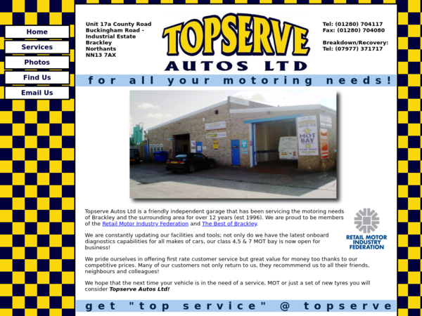 Top Serve Autos Ltd