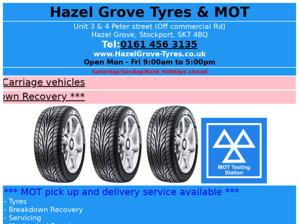 Hazel Grove Tyres & MOT