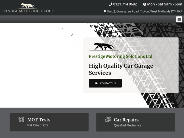 Prestige Motoring Solutions Ltd