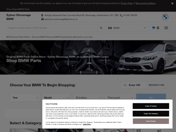 Sytner Stevenage BMW Parts