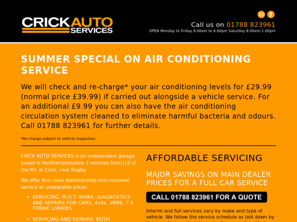 Crick Auto Services