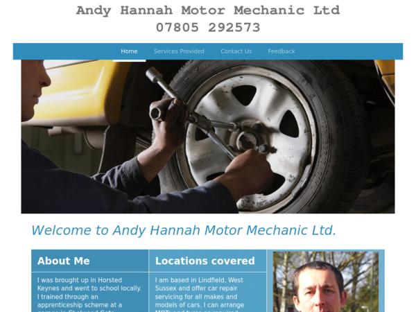 Andy Hannah Motor Mechanic Ltd