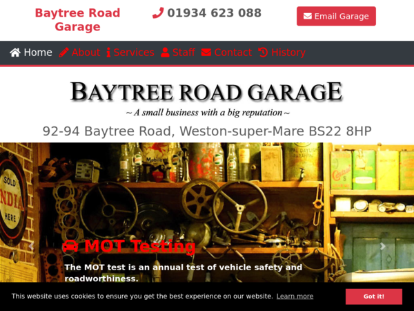 Baytree Road Garage