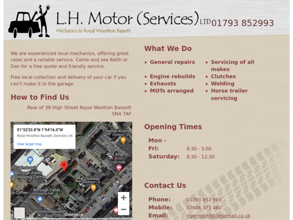 L H Motor Services Ltd