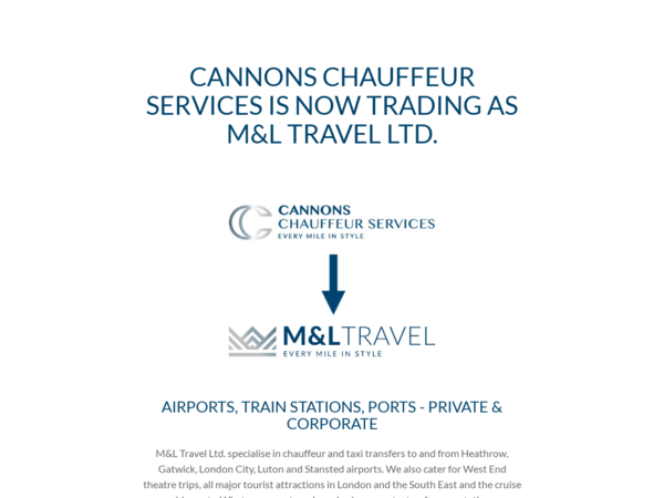 M&L Travel (Formerly Cannons Chauffeur Services)