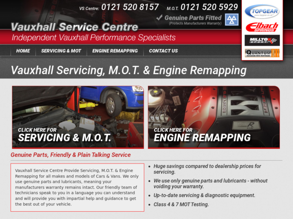 Vauxhall Service Centre