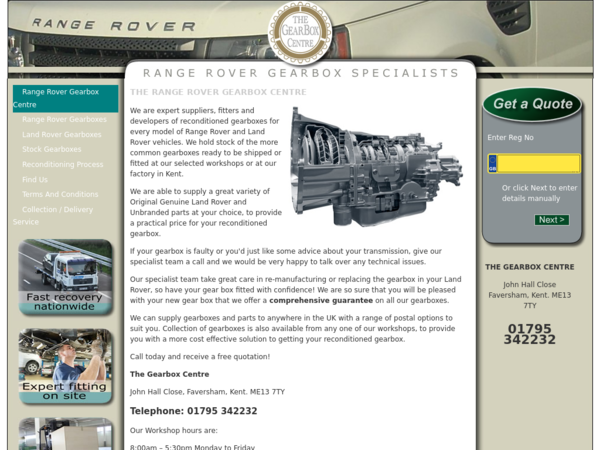 The Range Rover Gearbox Centre