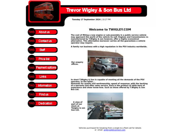 Trevor Wigley & Son Bus Ltd