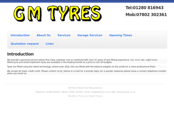 G M Tyre Services