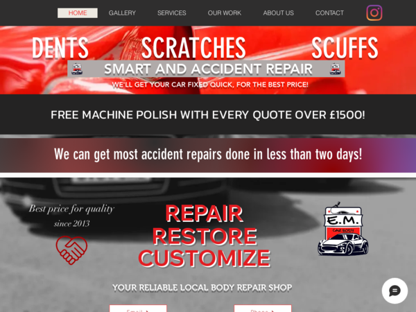 E M Car Body Repairs