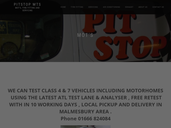 Pit Stop M O T Tyre & Servicing